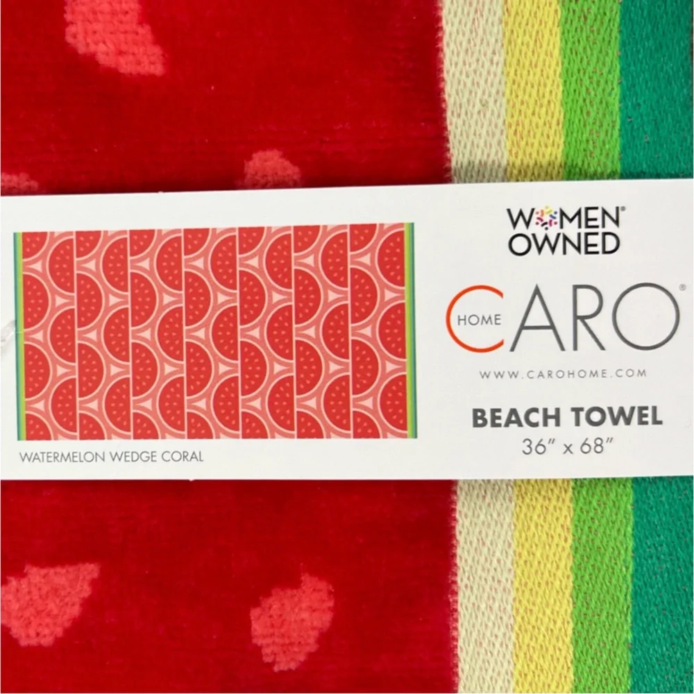 🆕 Caro Oversized Watermelon Beach Towel